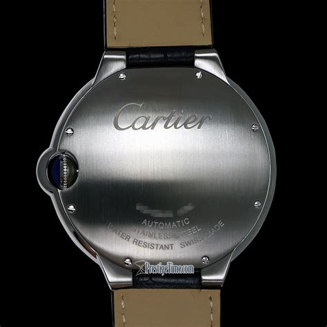 cartier ballon bleu caseback real